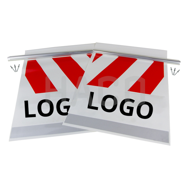 Satz Warnflagge CE *logo* 4 Farbe - 6003454H - HACO Tail Lift Parts